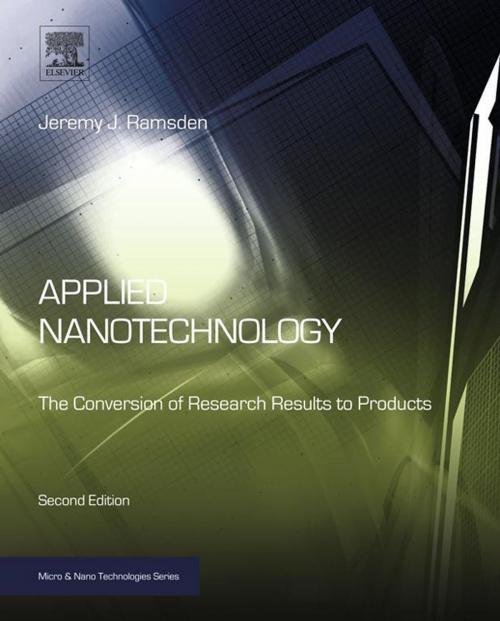 Cover of the book Applied Nanotechnology by Jeremy Ramsden, Elsevier Science