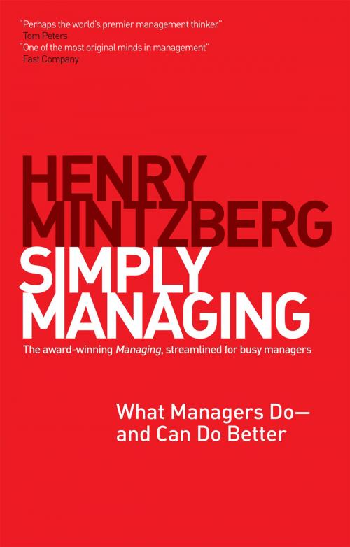 Cover of the book Simply Managing by Henry Mintzberg, Berrett-Koehler Publishers