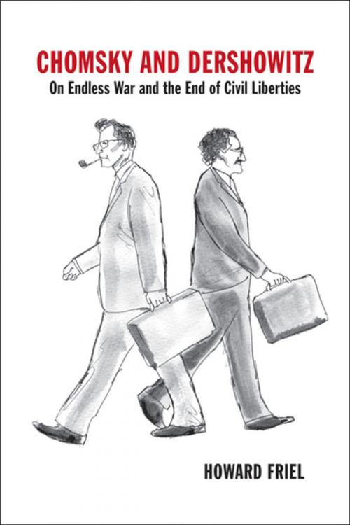 Cover of the book Chomsky and Dershowitz by Howard Friel, Interlink Publishing