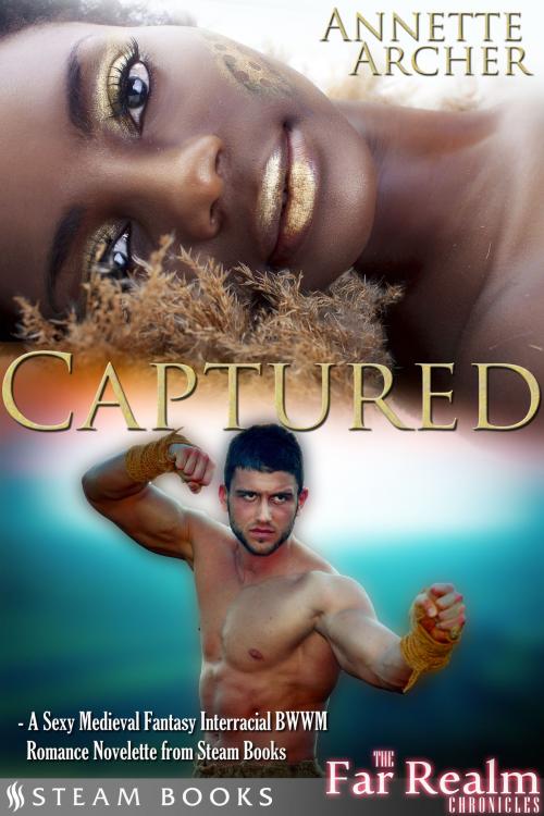 Cover of the book Captured - A Sexy Medieval Fantasy Interracial BWWM Romance Novelette from Steam Books by Annette Archer, Steam Books, Steam Books