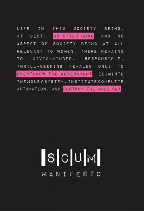 Cover of the book SCUM Manifesto by Valerie Solanas, AK Press