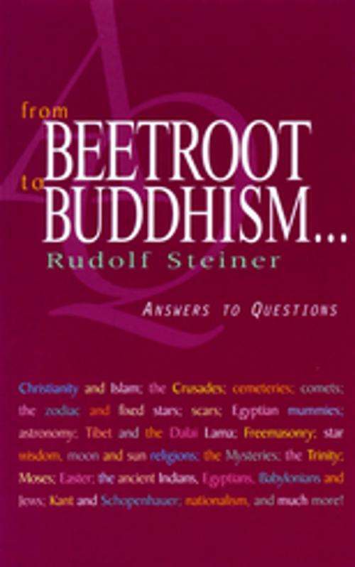 Cover of the book From Beetroot to Buddhism by Rudolf Steiner, Rudolf Steiner Press