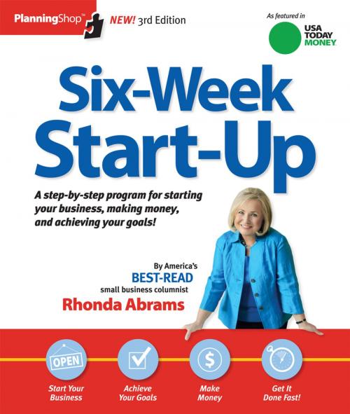 Cover of the book Six-Week Start-Up by Rhonda Abrams, The Planning Shop