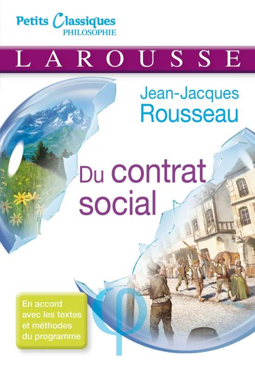 Cover of the book Du contrat social by Jean-Jacques Rousseau, Larousse