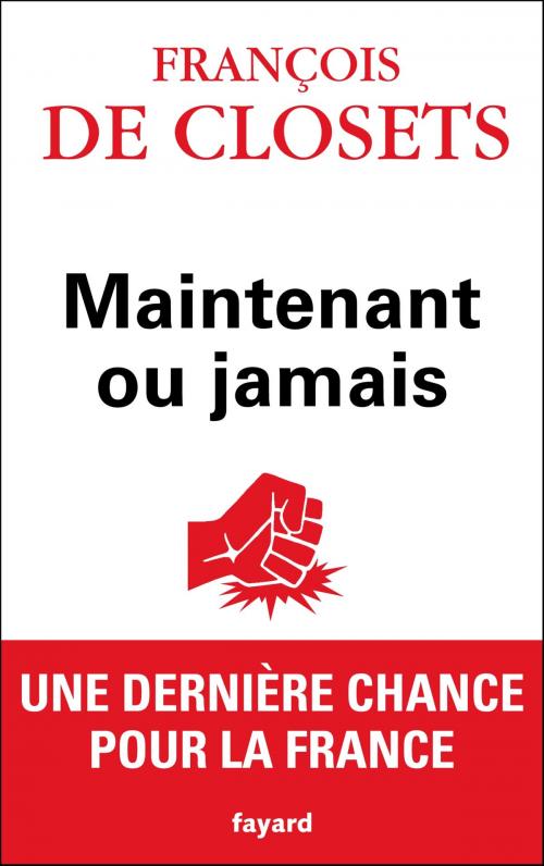 Cover of the book Maintenant ou jamais by François de Closets, Fayard
