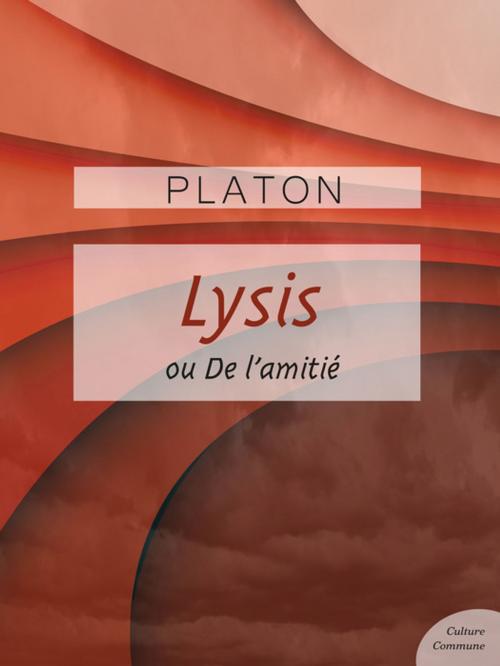 Cover of the book Lysis by Platon, Culture commune