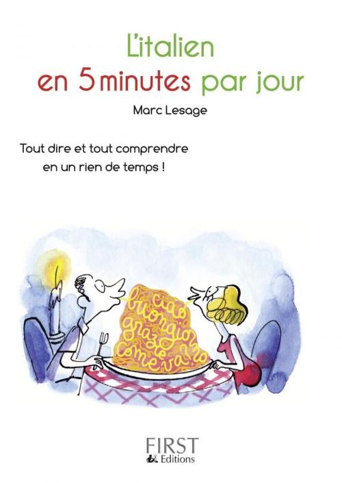 Cover of the book Petit Livre de - Italien en 5 minutes par jour by Marc LESAGE, edi8