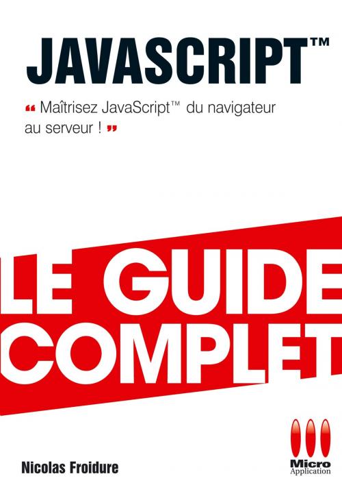 Cover of the book Javascript by Nicolas Froidure, MA Editions
