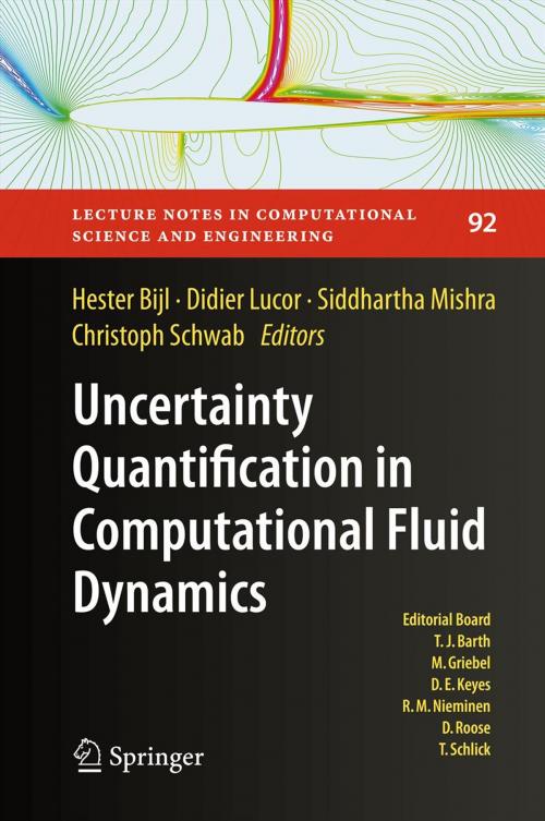 Cover of the book Uncertainty Quantification in Computational Fluid Dynamics by , Springer International Publishing
