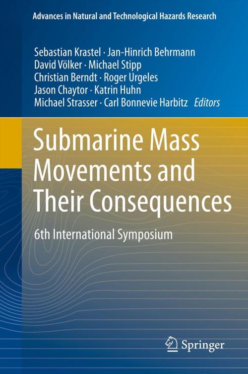 Cover of the book Submarine Mass Movements and Their Consequences by , Springer International Publishing