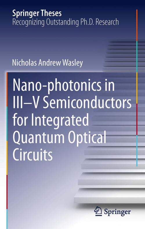Cover of the book Nano-photonics in III-V Semiconductors for Integrated Quantum Optical Circuits by Nicholas Andrew Wasley, Springer International Publishing