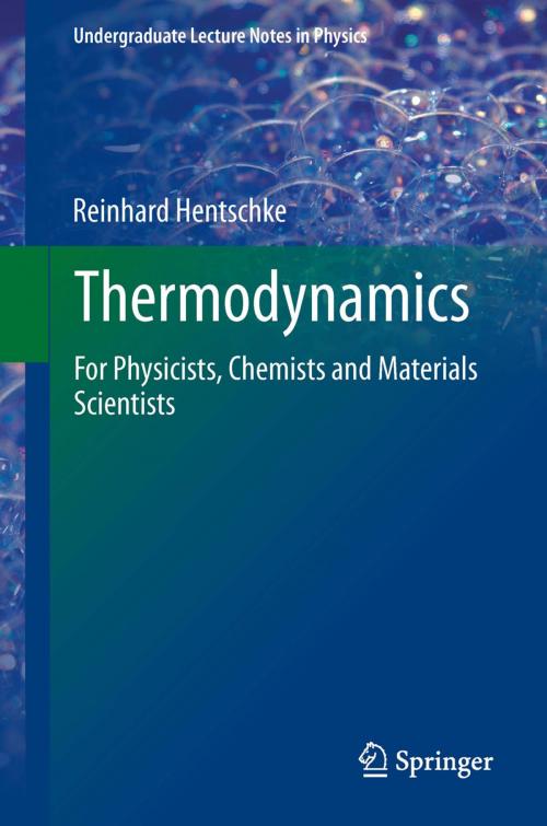 Cover of the book Thermodynamics by Reinhard Hentschke, Springer Berlin Heidelberg
