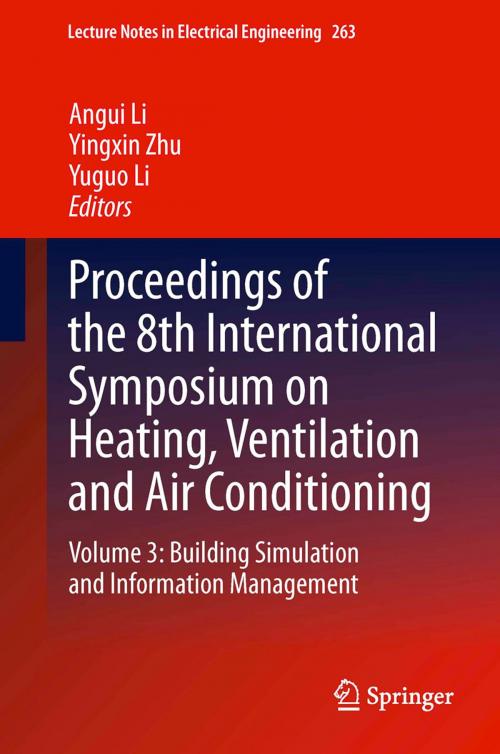 Cover of the book Proceedings of the 8th International Symposium on Heating, Ventilation and Air Conditioning by , Springer Berlin Heidelberg