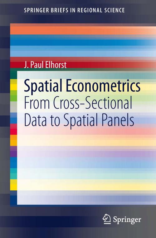 Cover of the book Spatial Econometrics by J. Paul Elhorst, Springer Berlin Heidelberg