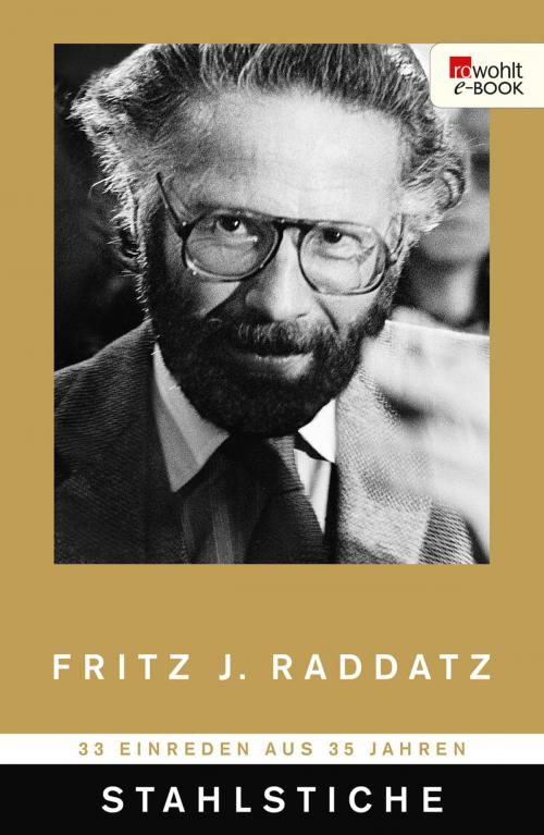 Cover of the book Stahlstiche by Fritz J. Raddatz, Rowohlt E-Book