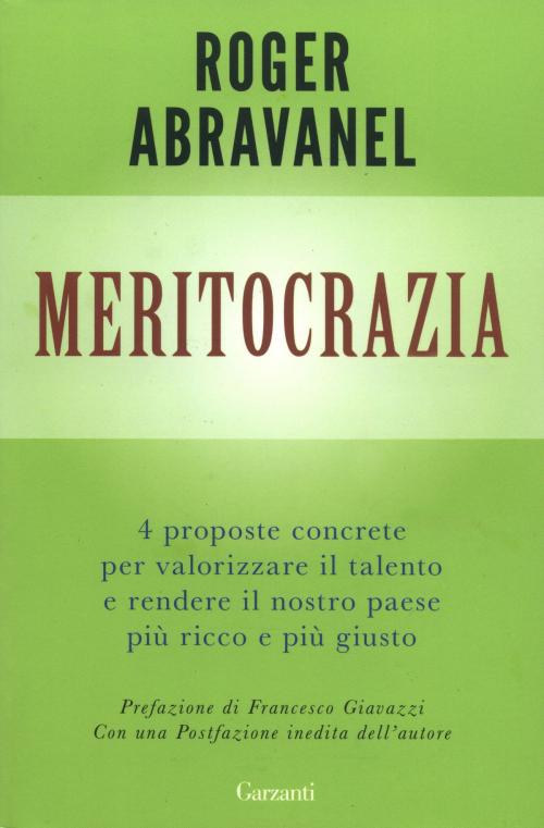 Cover of the book Meritocrazia by Roger Abravanel, Garzanti