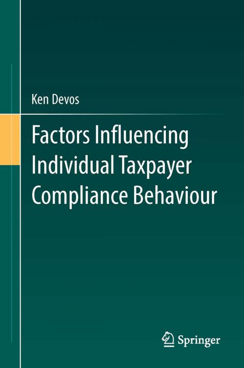 Cover of the book Factors Influencing Individual Taxpayer Compliance Behaviour by Ken Devos, Springer Netherlands