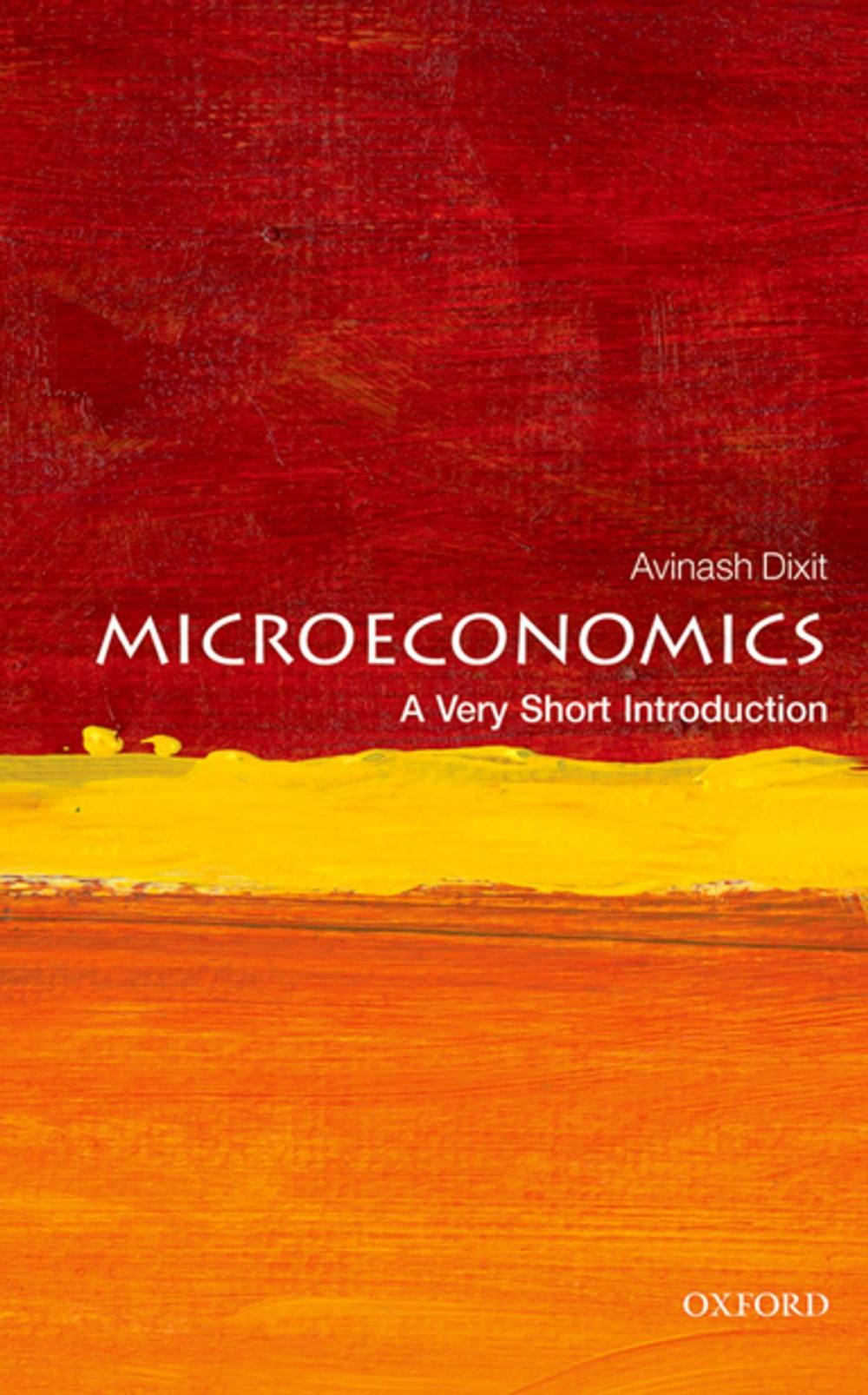 Big bigCover of Microeconomics: A Very Short Introduction