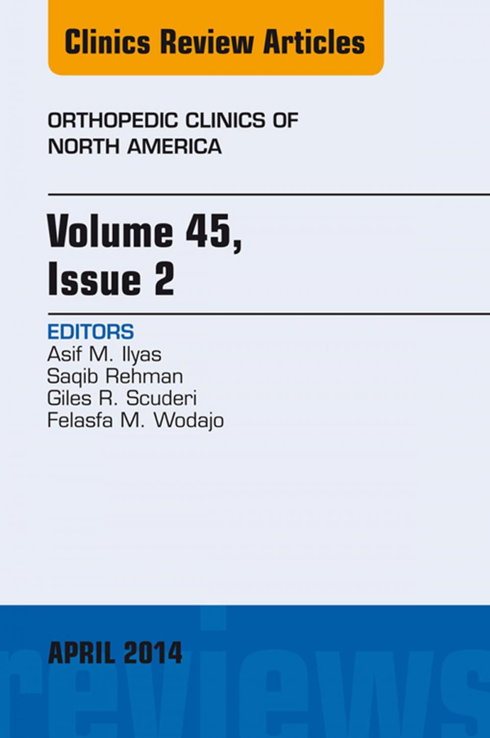 Big bigCover of Volume 45, Issue 2, An Issue of Orthopedic Clinics, E-Book