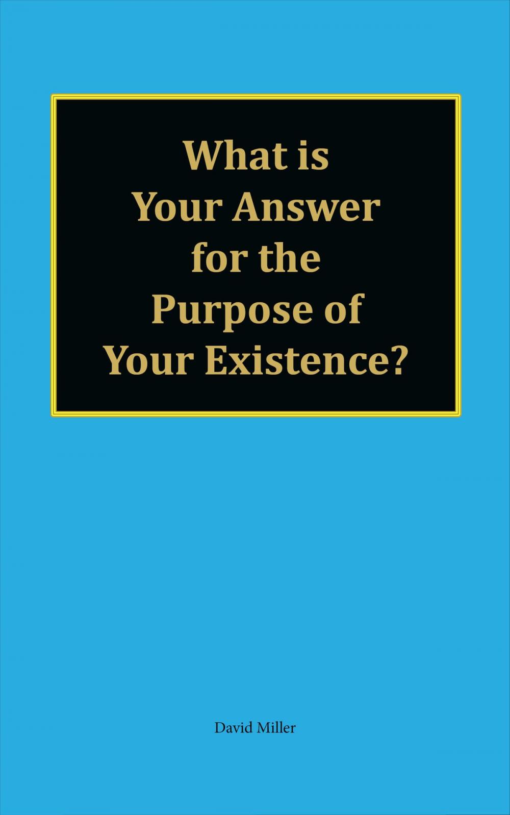 Big bigCover of What is Your Answer for the Purpose of Your Existence?