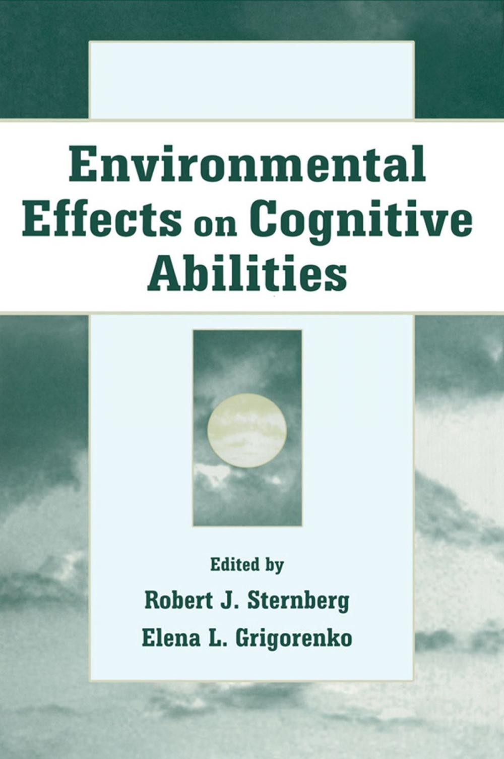 Big bigCover of Environmental Effects on Cognitive Abilities
