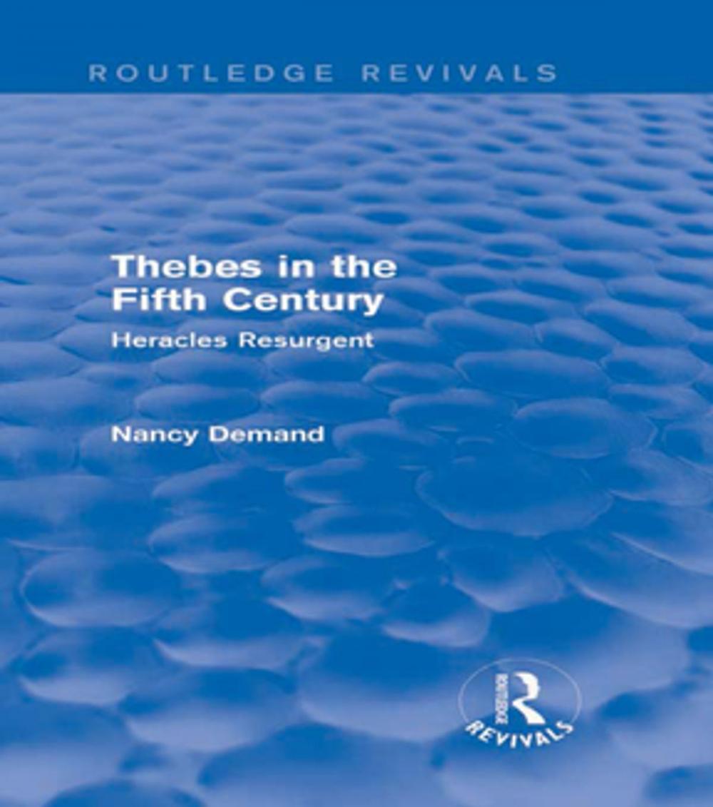 Big bigCover of Thebes in the Fifth Century (Routledge Revivals)