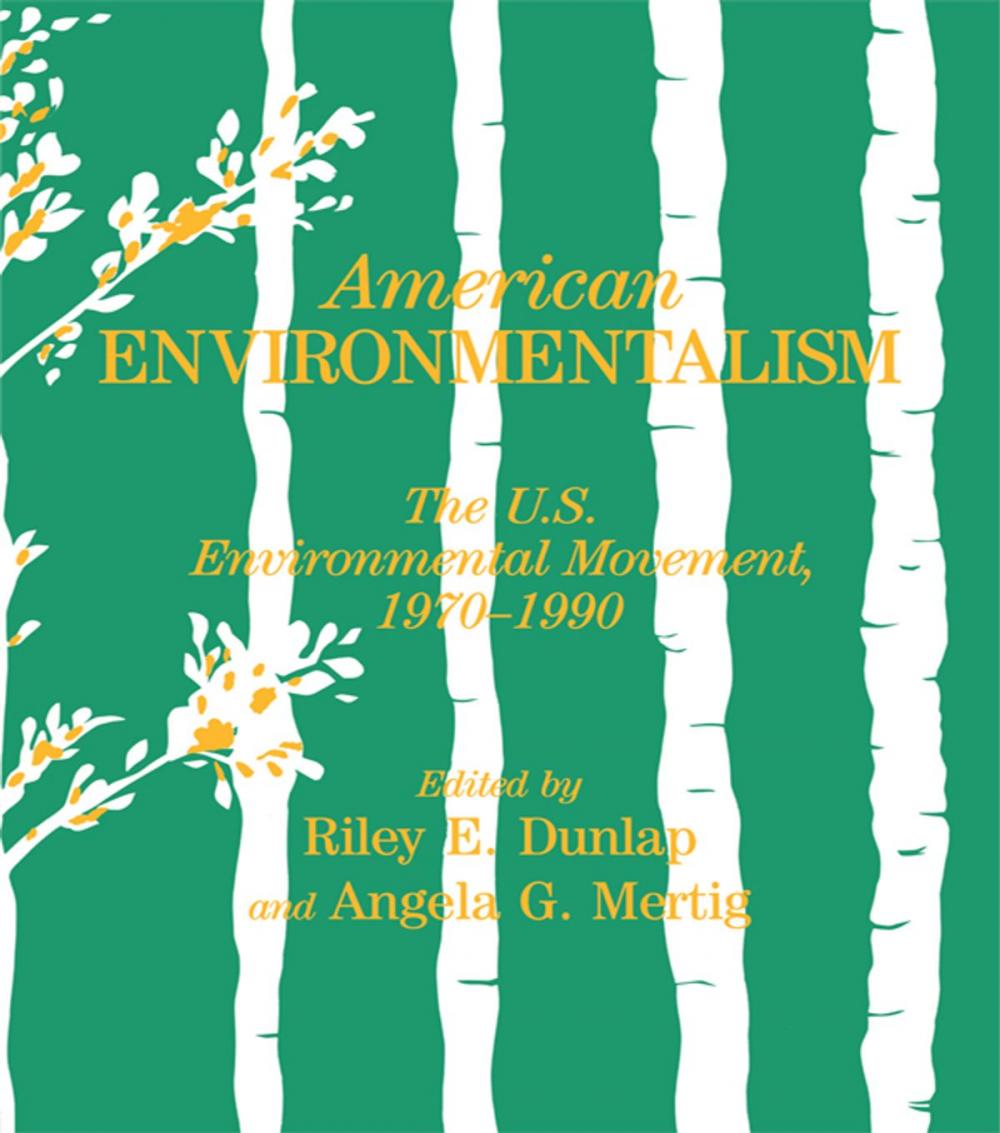 Big bigCover of American Environmentalism