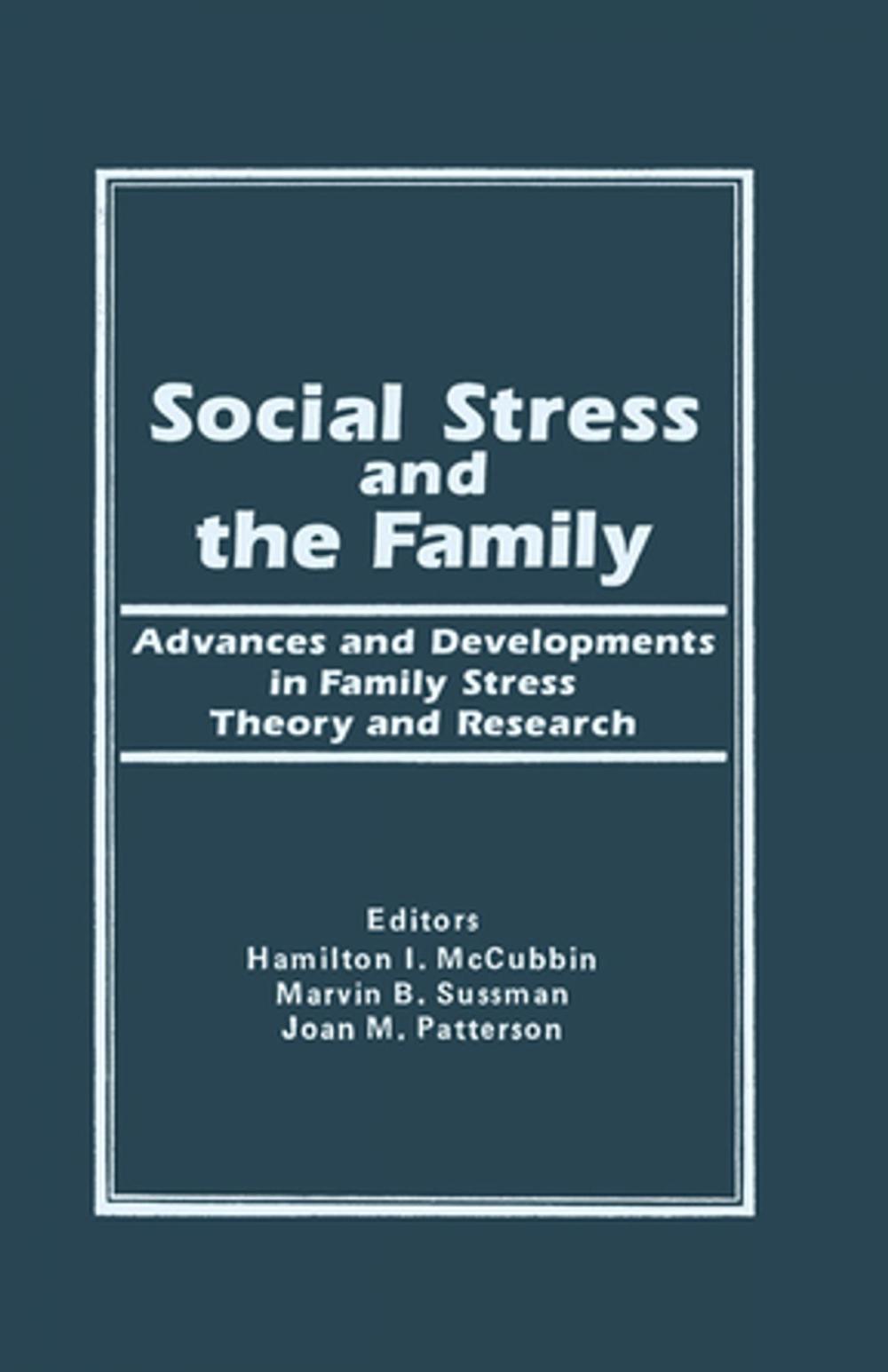 Big bigCover of Social Stress and the Family