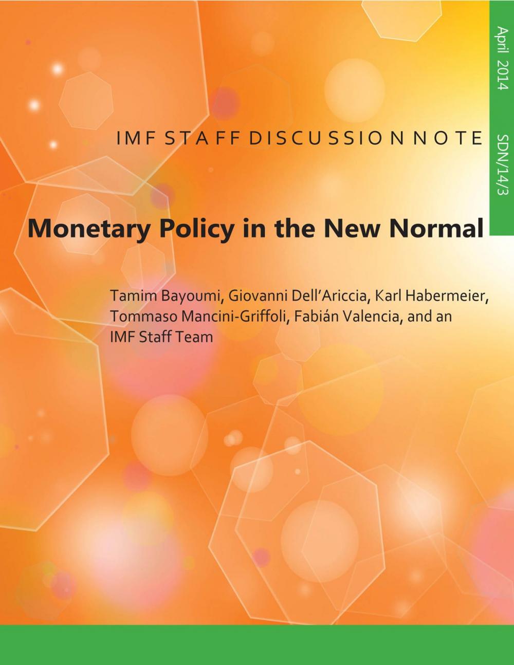 Big bigCover of Monetary Policy in the New Normal