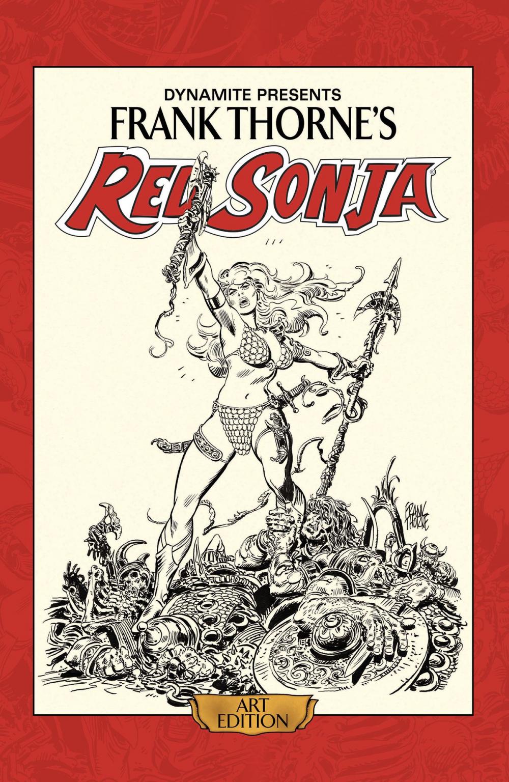 Big bigCover of Frank Thorne's Red Sonja: Art Edition