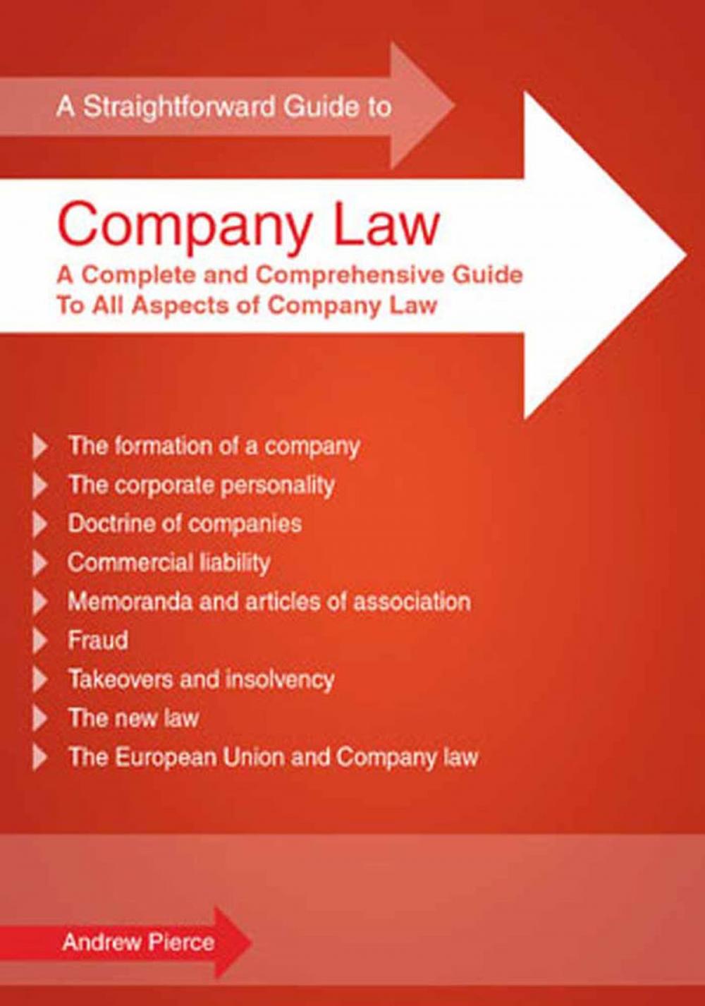 Big bigCover of Straightforward Guide To Company Law