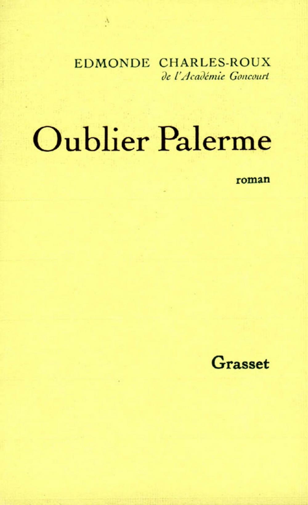 Big bigCover of Oublier Palerme