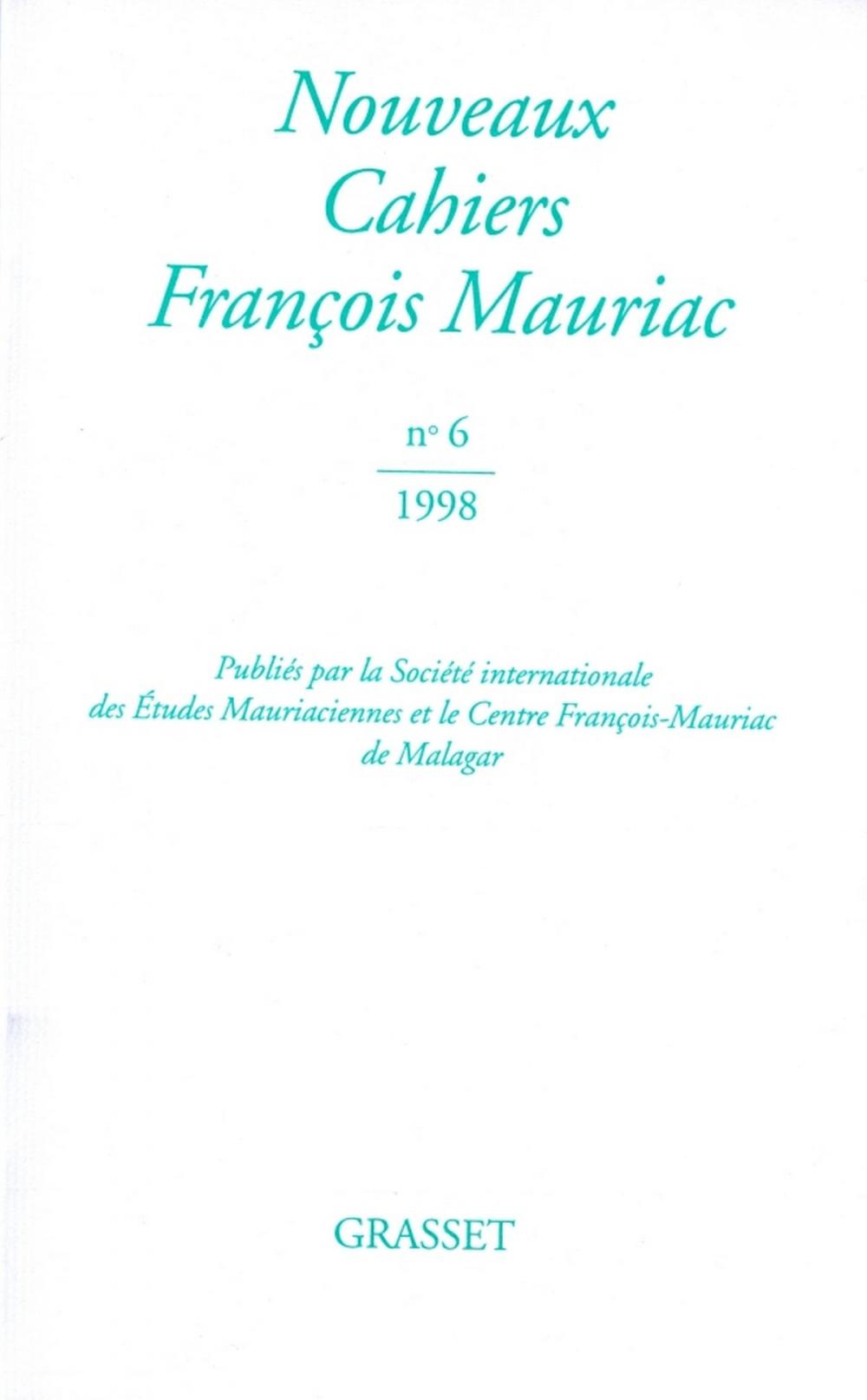 Big bigCover of Nouveaux cahiers François Mauriac n°06