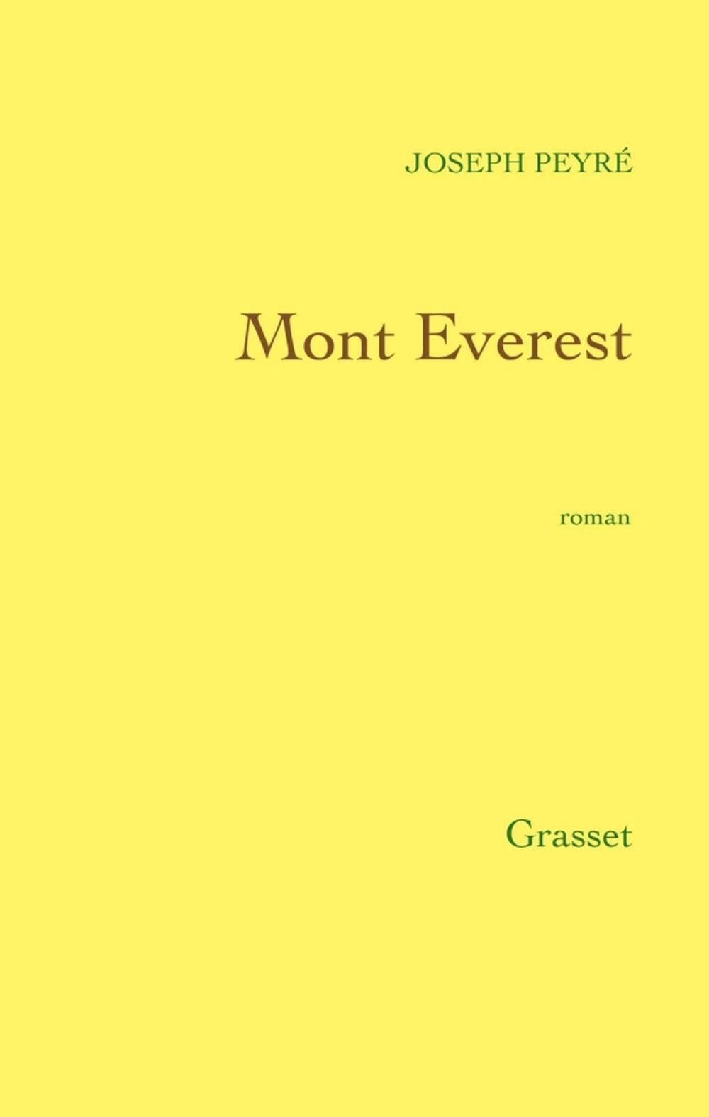 Big bigCover of Mont Everest