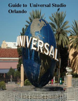 Cover of the book Guide to Universal Studio Orlando by M.R. Darling