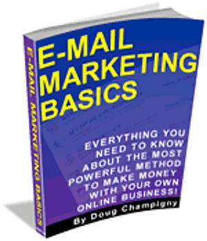 Cover of the book E-Mail Marketing Basics by theresa saayman