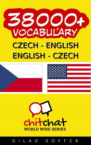 Book cover of 38000+ Czech - English English - Czech Vocabulary