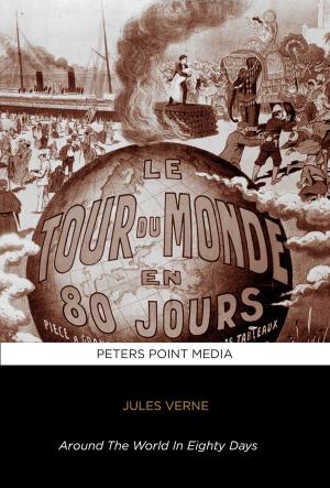 Book cover of Around the World in Eighty Days by Jules Verne - Bilingual French English Edition