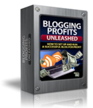 Cover of the book BLOGGING PROFITS UNLEASHED by Jon Sommers