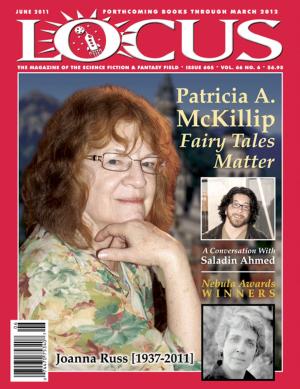 Book cover of Locus Magazine, Issue 605, June 2011