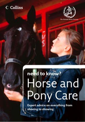 Cover of the book Horse and Pony Care (Collins Need to Know?) by Edgar Allan Poe