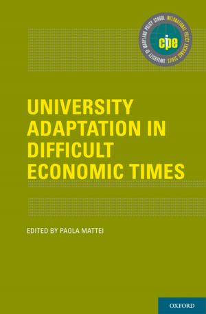 Cover of the book University Adaptation in Difficult Economic Times by Richard L. Abel