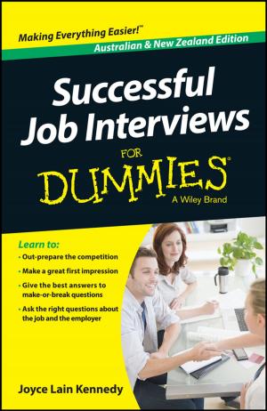 Book cover of Successful Job Interviews For Dummies - Australia / NZ