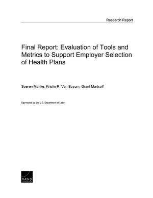 Cover of the book Final Report by Jeremiah Goulka, Carl Matthies, Emma Disley, Paul Steinberg