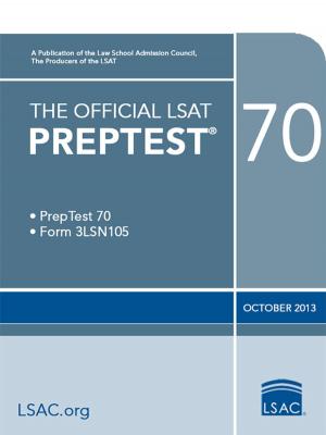 Book cover of The Official LSAT PrepTest 70