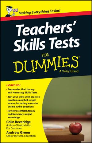 Cover of the book Teacher's Skills Tests For Dummies by Alyse Nelson