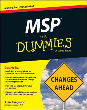 Cover of the book MSP For Dummies by Geoffrey R. Marczyk, David DeMatteo, David Festinger