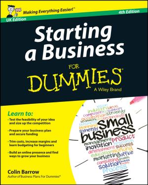 Book cover of Starting a Business For Dummies - UK