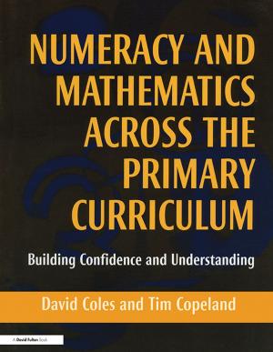 Book cover of Numeracy and Mathematics Across the Primary Curriculum