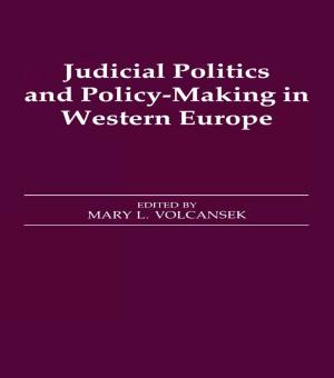 Cover of the book Judicial Politics and Policy-making in Western Europe by Heidi Collins, Jose Claudio Terra, Cindy Gordon